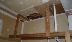 Water Damage Restoration of Closet